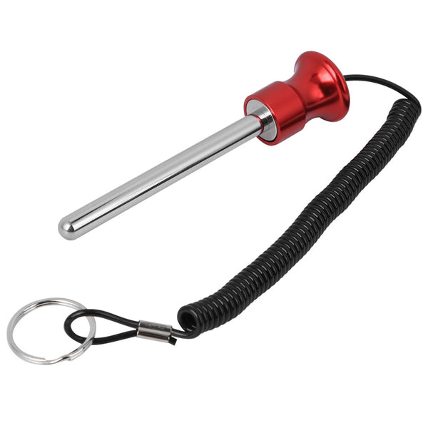 Magnetic Weight Stack Pin with Pull Rope Strength Training Equipment AccessoriesRed